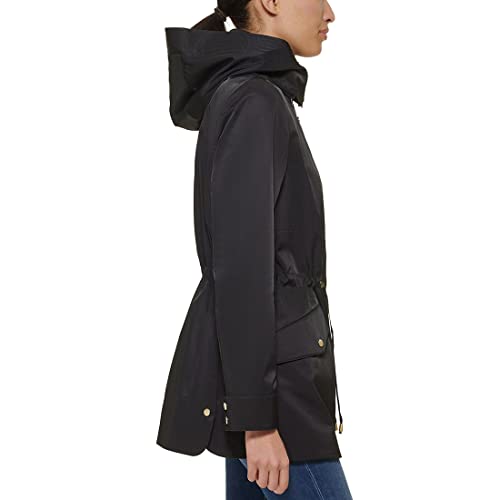 Cole Haan Women's Black X-Large Adjustable Raincoat - Image 2