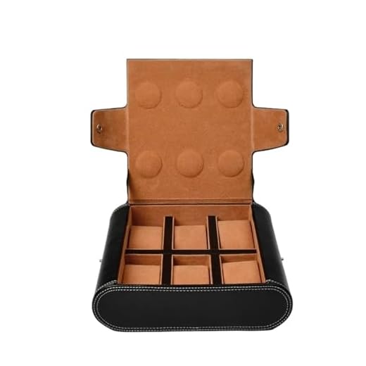 LYAFNG 6 Slot Watch Organizer Case