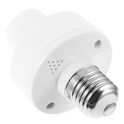 minkissy 音声制御ランプソケット ホワイト 不要 ネット不要のスマートライト対応 電球交換用ホルダー ガーデン 地下室 ガレージ用