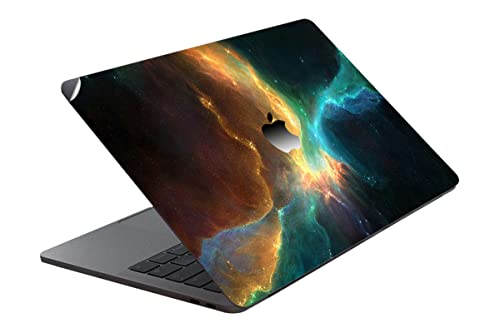 Image of GADGETS WRAP Printed Vinyl Top Only Skin Sticker Decal for Apple MacBook 13 inch Pro Retina - Outer Galaxy