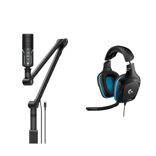 Sennheiser Profile Streaming Set mit USB Mikrofon & Logitech G432 kabelgebundenes Gaming-Headset