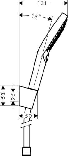 Raindance Select S ensemble douchette 120 3 jet chromé avec flexible 125cm - 4