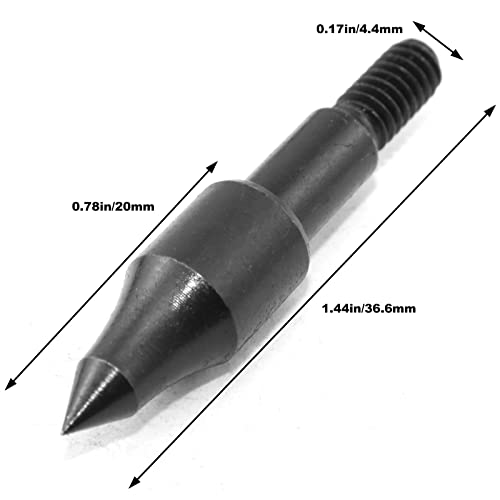 Lind Kitchen 12Pcs 7.6Mm Archery Target Practice Hunting Arrow Tips, Grain Archery Field Points Practice Field Tip For Recurve, Compound Bow Crossbow, 100 Grain #TOP3