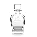 Crown Royal Glass Whiskey Decanter – 750ml Elegant Glass Decanter with Stopper – Officially Licensed Barware for Bourbon, Scotch & Cocktails Compatible