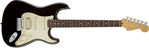 Fender American Deluxe HSS Stratocaster Electric Guitar, Rosewood Fingerboard - Black