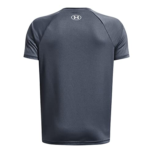Image of Under Armour Boys' Tech Hybrid Printed Fill Short-Sleeve T-Shirt