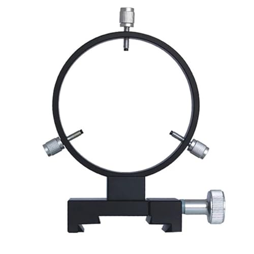 Accessori per telescopi Supporto per telescopio guida da 108 mm morsetto di montaggio ad anello a 3 punti in lega piena per astronomico Oculare per