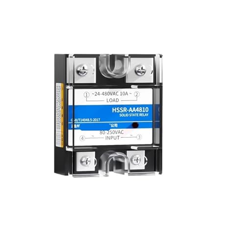 Relais à semi-conducteurs AC AA 10A avec boîtier compact 12 modules robuste