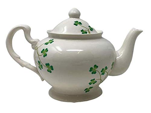 Nantucket Home Floral Shamrock Ceramic Teapot