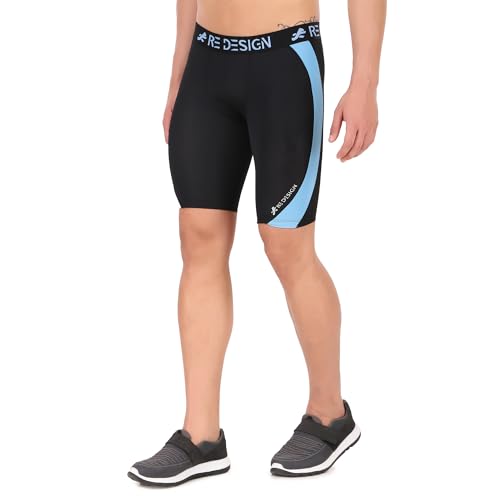 Image of ReDesign Apparels Nylon Compression Shorts Tights for Multi Sports (Color Options)