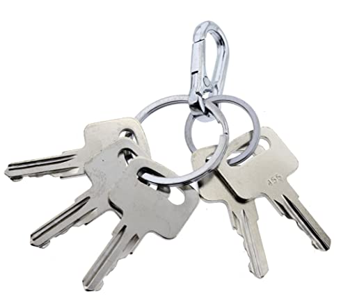 Jeenda (5) Ignition Keys 455 With A Nice Keychain For Scissor Lift Boom Lifts Genie Skyjack Terex Snorkel Manlift Upright #TOP2