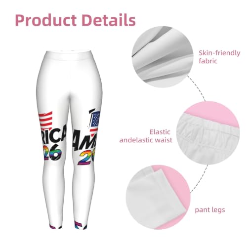 Leggings elásticos para mujer con estampados opacos cómodos 7
