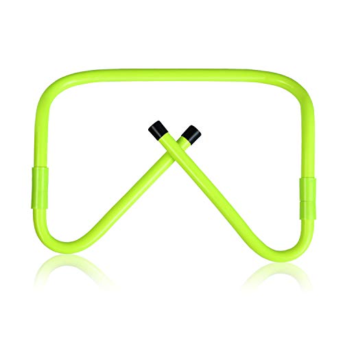 CEEDIR 6er Set Speed/Agility Training Hürden Höhenverstellbar 20/30 cm Trainingshürden Fußball Multi-Sport Trainingshilfe Koordinationstraining Beweglichkeits für Kinder Grün