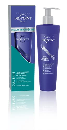 Biopoint Curl&Liss - Tratamiento antiencrespamiento antiencrespamiento, 14 días para cabello liso, rizado y ondulado, protege de la humedad, aporta definición y suavidad, 200 ml