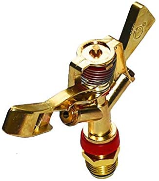 Aspersor de Jardín Automático Aspersores De Riego Aspersor de riego Giratorio Emisor de riego de Granja Aspersor de riego Boquilla basculante 1/2 Conexión Riego de Planta 10 Piezas 802