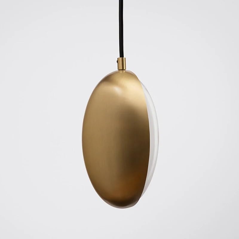 Lampes suspendues LED dorées en verre moderne pour éclairage de salle à manger et salon