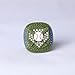 TOPSPORTSJEWELRY 12 pcs Pack Baseball Tournament Options Championship Ring Trophy on Side Size 9 (Olive Green Finalist)
