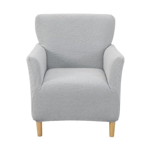 CRFATOP Stretch 1 Piece Chair Covers with Arms Jacquard Accent Chair Cover Armchair Flower Soft Banquet Armchair Covers Washable Chair Slipcovers for Living Room Office Reception Reading Sofa,31 Cover