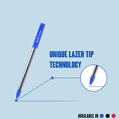 Image of Reynolds Jiffy 0.5mm Needle Point Gel Pens CT 5 Black Pack of 25