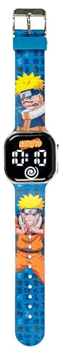 Accutime Montre Quartz Numérique Garçon Bracelet Silicone NAR4000, Bleu, Naruto – vue 7