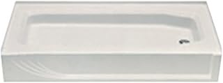 Kinro Composites ALM-5428 RH-SPK HVY Gauge Almond 28X54 Right Shower Pan