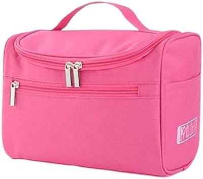Latuki Multifunctional Extra Large Cosmetic Bag with Hook for Travel, Makeup Organiser, Cosmetic Pouch, Household Grooming Kit, Makeup Bag for Women | Assorted Colors