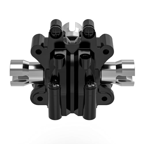 Hosim Upgraded RC Cars Front Gear-Box Assembly FY-QBX03 for X07 X08 X07W X15W RC Truck Replacement Parts, Helical Gear Differential Assembly Parts 1/10 RC Car