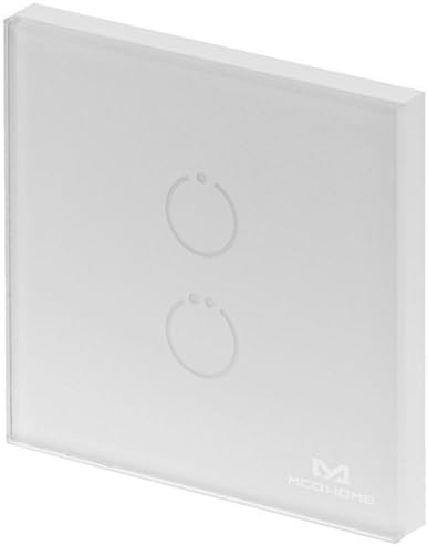 MH-S412-EU Touch Panel Switch with 2 Button - White by MCO Home