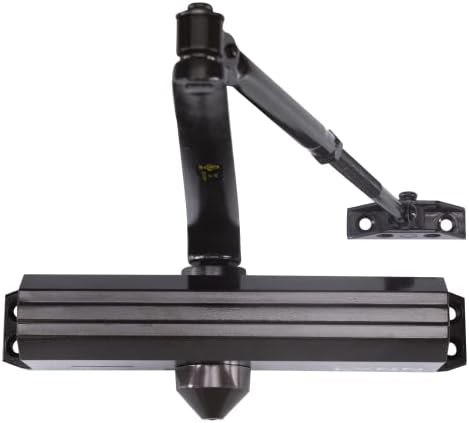 CLG HARDWARE Medium/Heavy Duty Commercial Door Closer DC7016 - Surface Mounted, Grade 1- ADA & UL 3 Hour Fire Rated, Adjustable Size 1-6 for Entrances & Aluminum Storefronts - US10B Dark Bronze