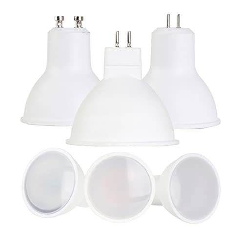 1 �� GU10 MR16 GU5.3 LED �X�|�b�g���C�g 220V 6 ���b�g 9 COB �`�b�v�r�[���p 120 �v���X�`�b�N�A���~�j�E���N�[���X�|�b�g���C�g�e�[�u���V��(Warm White,GU5.3 9W 220V)