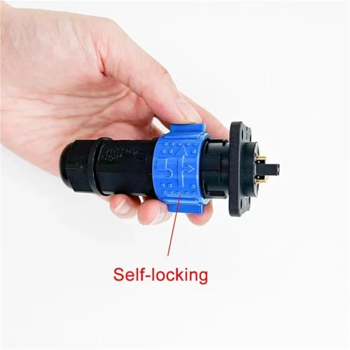 Joint d'alimentation 50A M25 autobloquant mâle IP67 de haute précision