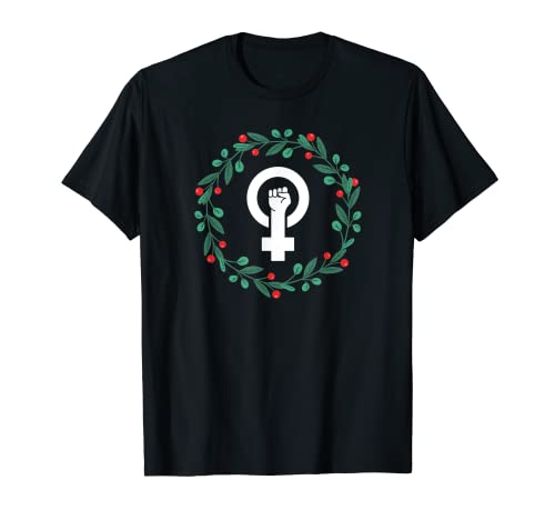 Feminismo y Feminista Temporada de vacaciones de Navidad Pro Choice Camiseta