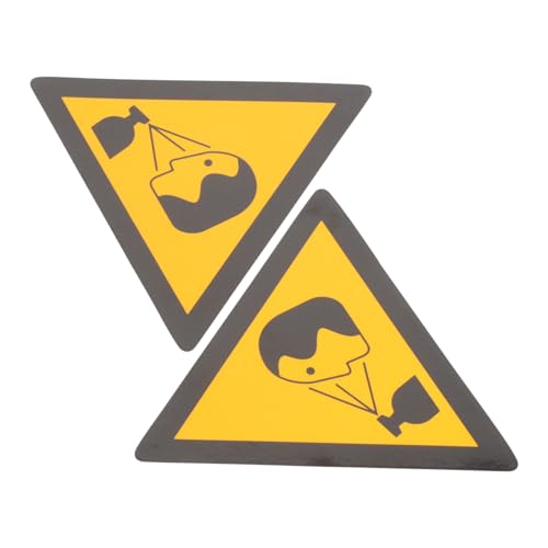 GARVALON 2pièces Autocollants De Signalisation Avertissement De Affiche Attention Aux Éclaboussures Autocollants Adhésifs Pour Zones Dangereuses Utilisation Industrielle Et Laboratoire