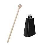 Soulmate Cowbell Instrument 4 inch Metal Steel Cow Bell Noise Makers Cowbell Hand Percussion Cow Bells with...
