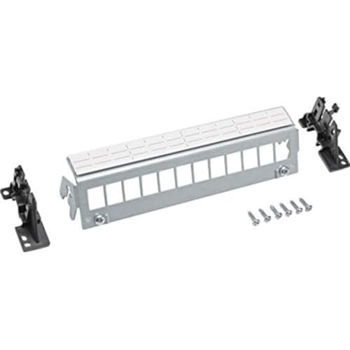 Panneau de brassage Hager FZ12MK avec 12 ports Keystone pour un réseau stable