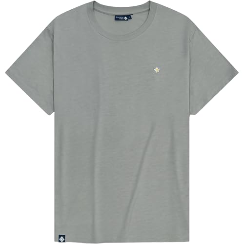 T-shirt gris Bavarian Caps Edelweiß M : partagez l'esprit de liberté des vacances d'été