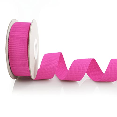 Trimz Cotton Webbing - Fuchsia - 25mm x 5m