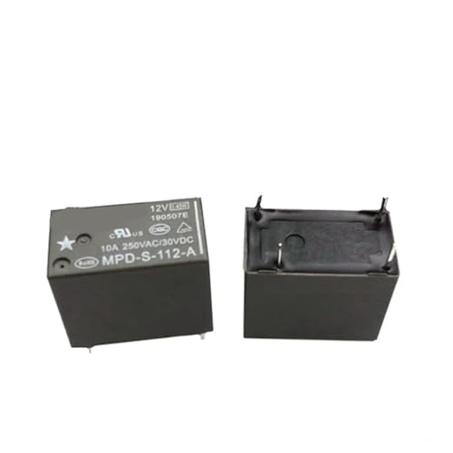 Relais 12V MPD-S-112-AS 4PIN 10A interrupteur domotique et automobile 20 unités