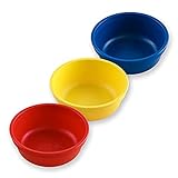 Re-Play Made in The USA 3pk Bowls for Baby and Toddler - Red, Yellow, Navy (Primary)