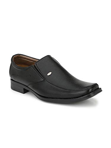 Image of SIR CORBETT Faux Leather Formal Shoes for Men