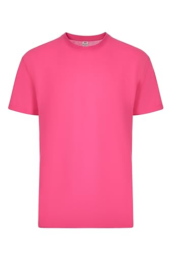 Mukua Derby, Camiseta Unisex Poliéster Tacto Algodón, Color Fluor Pink, Talla M