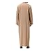 Xinvivion Musulmán Hombres Robes - Manga Larga Islámico Medio Oriente Dubai Thobe...