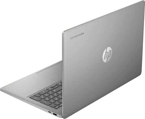 Image of HP Chromebook Plus 15 Laptop(15.6 inch FHD Anti-glare, Intel Core i3-N305, 8GB DDR5 RAM, 128GB UFS + 128GB SD Card)for Business & Students, Wi-Fi6, 1080p Webcam, 13-Hour Battery Life, Chrome OS (Renewed)
