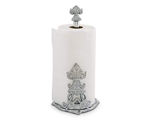 Arthur Court Designs Aluminum Fleur-De-Lis 13" Paper Towel Holder #TOP3
