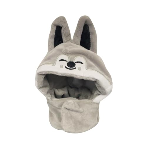 NONBILL Lightstick Cover, Plush Cartoon Shape Light Stick Covers Glow Sticks Decoration,Light Stick Cover for Concerts & Fans(Bangchan)
