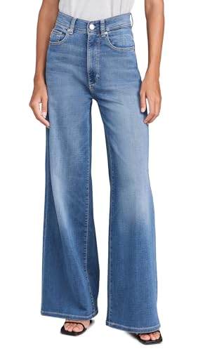 DL1961 Women's Softwear Hepburn Wide Leg High Rise Jeans