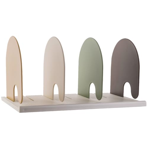 Porte-livre en plastique vertical et compact pour optimiser le rangement des bureaux