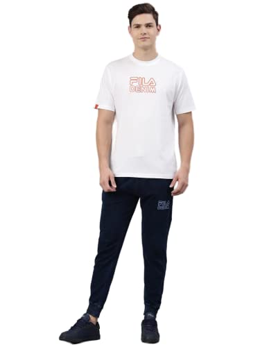Image of Fila Men's Solid Regular Fit T-Shirt