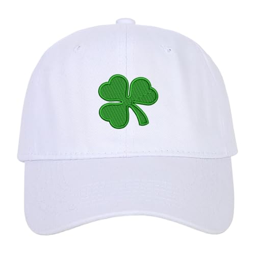 Generico St. Patrick's Day Baseball cap, Multifunctional Adjustable Green Shamrock Embroidery Hat, Comfortable Breathable Clover cap for Women, Men, Teens, And Adults