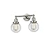 Innovations 208-SN-G202-6-LED 2 Light Vintage Dimmable LED Bathroom Fixture, Brushed Satin Nickel